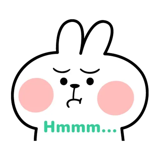 Message React Spoiled Rabbit - Sticker 19