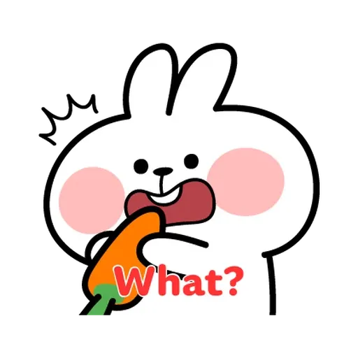 Message React Spoiled Rabbit - Sticker 10