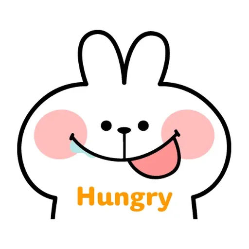 Message React Spoiled Rabbit - Sticker 9