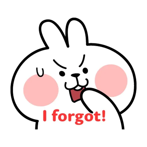 Message React Spoiled Rabbit - Sticker 18