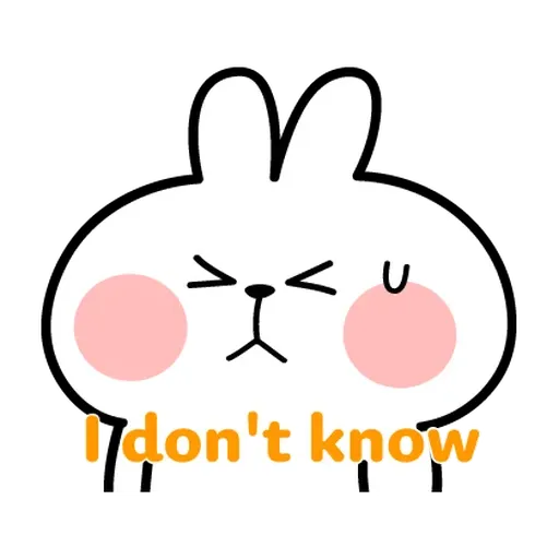 Message React Spoiled Rabbit - Sticker 17