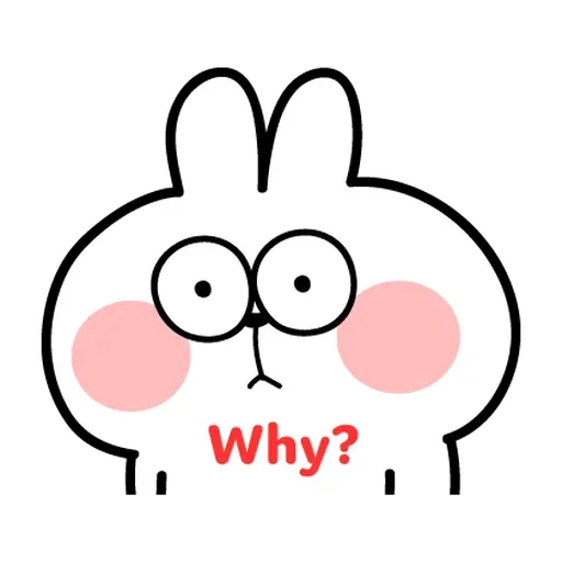 Message React Spoiled Rabbit - Sticker 14