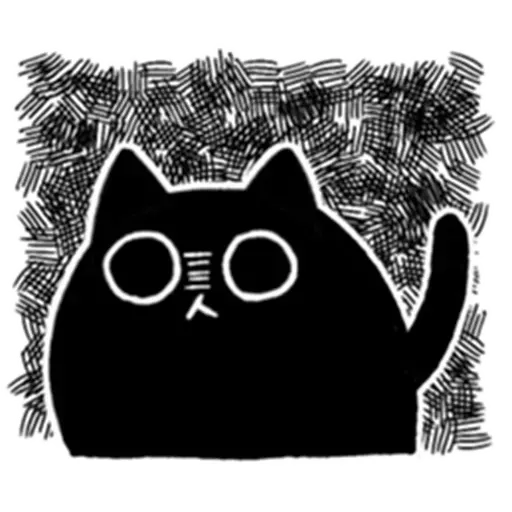Kedama cat - Sticker 16