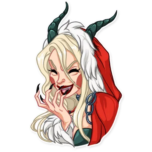 Lady Krampus - Sticker 30