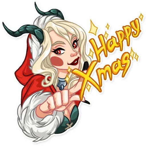Lady Krampus - Sticker 22