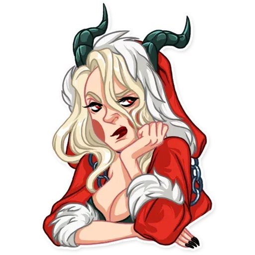 Lady Krampus - Sticker 17