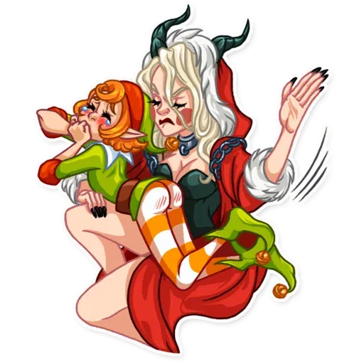 Lady Krampus - Sticker 18