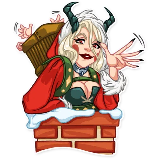 Lady Krampus - Sticker 26
