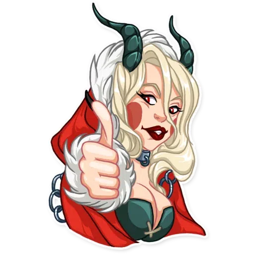 Lady Krampus - Sticker 28