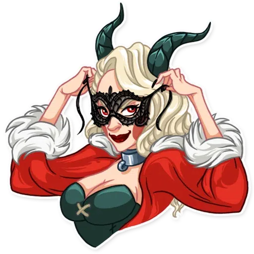 Lady Krampus - Sticker 11