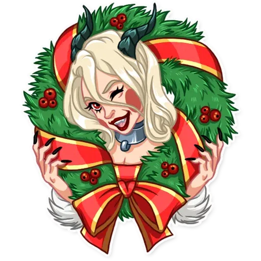 Lady Krampus - Sticker 9