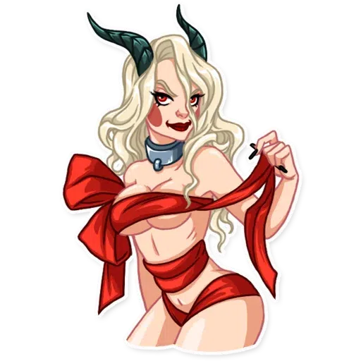 Lady Krampus - Sticker 12