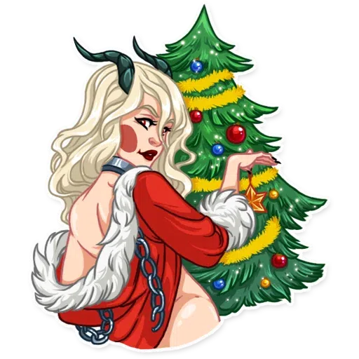 Lady Krampus - Sticker 25