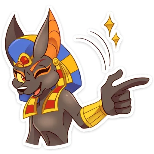 Anubis the god - Sticker 25