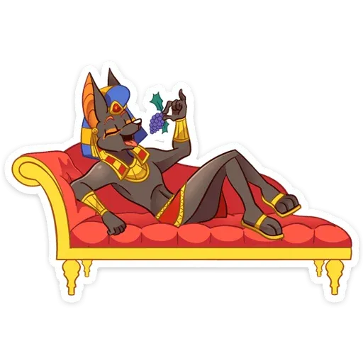 Anubis the god - Sticker 22