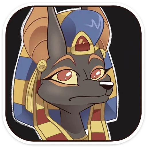 Anubis the god - Sticker 26