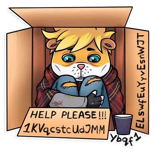 Crypto Hamster - Sticker 25