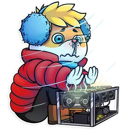 Crypto Hamster - Sticker 17