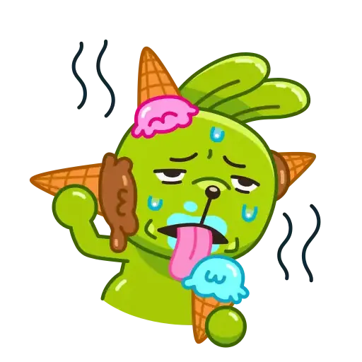 Green Bun - Sticker 30