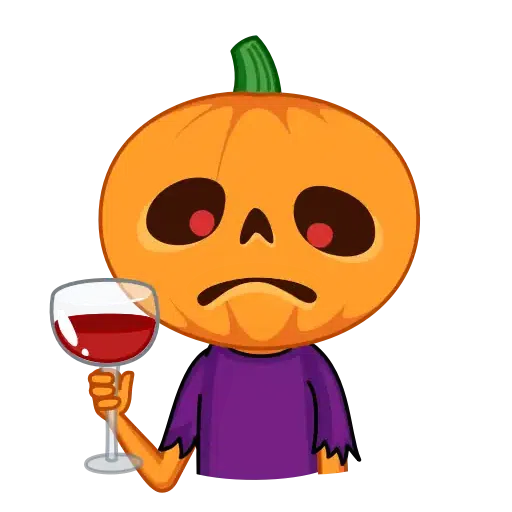 Pumpkin Man - Sticker 11