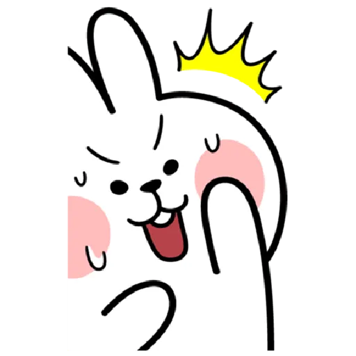 Spoiled Rabbit Close-Up 2 - Sticker 13