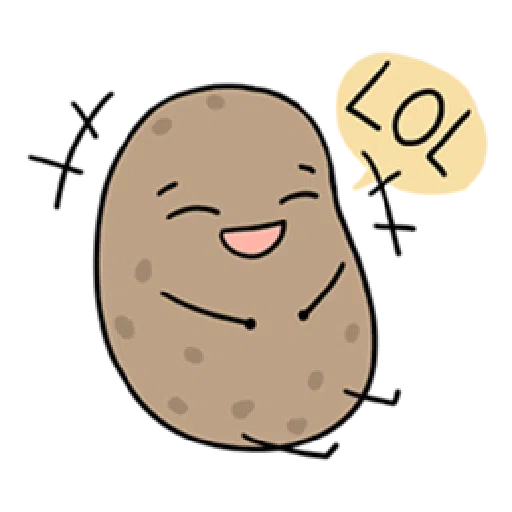 Kawaii Potato 2 - Sticker 17
