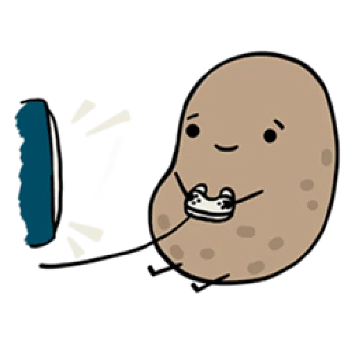 Kawaii Potato 2 - Sticker 19
