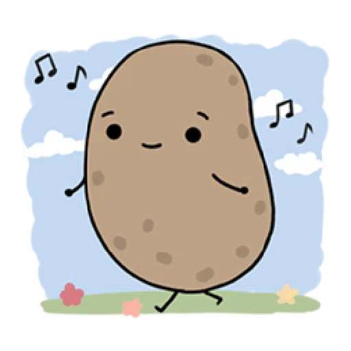 Kawaii Potato 2 - Sticker 25