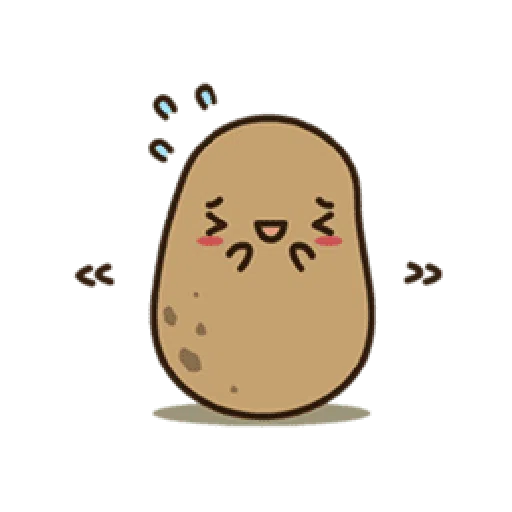 Kawaii Potato 2 - Sticker 12