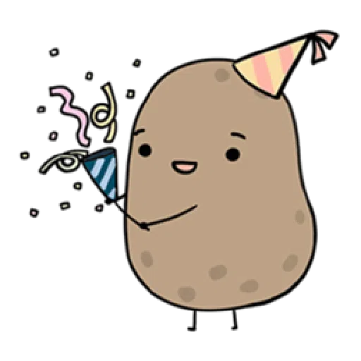 Kawaii Potato 2 - Sticker 22