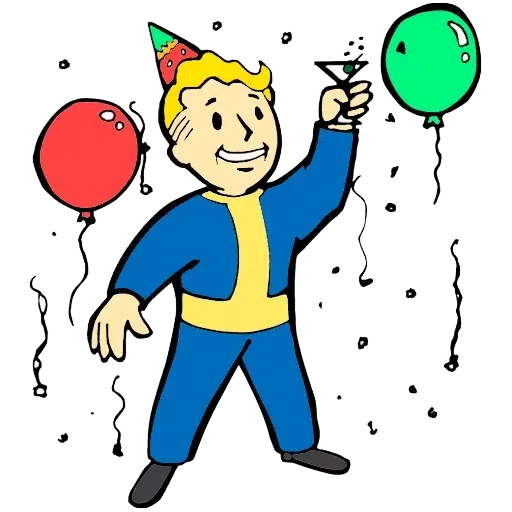 Fallout Vault Boy - Sticker 29