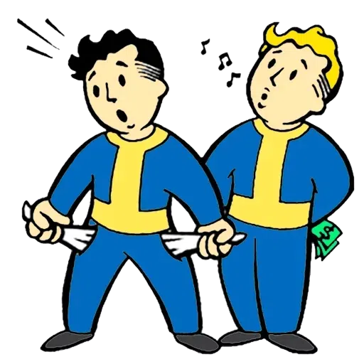 Fallout Vault Boy - Sticker 17