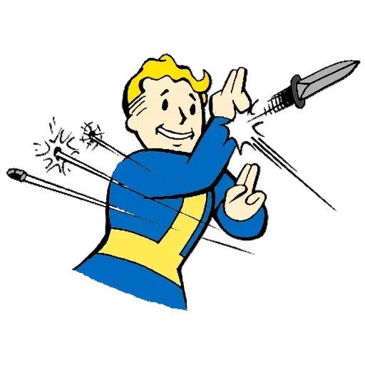 Fallout Vault Boy - Sticker 23