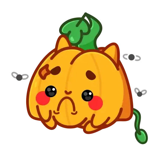 Pumpkin Anim (Тыква, @tgsticker) - Sticker 17