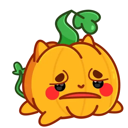 Pumpkin Anim (Тыква, @tgsticker) - Sticker 11