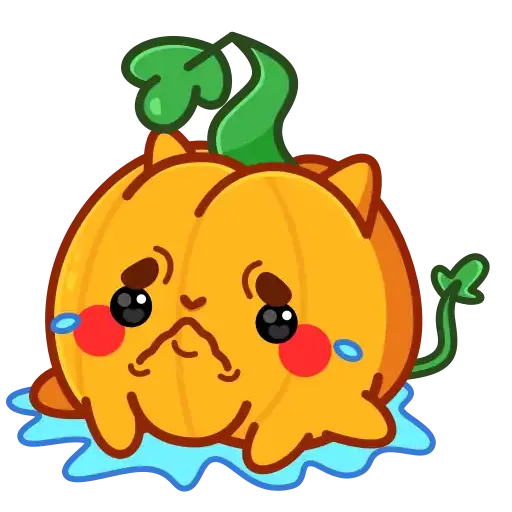 Pumpkin Anim (Тыква, @tgsticker) - Sticker 22