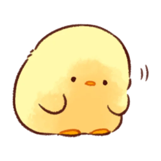 soft and cute chick 08 WhatsApp Stickers - Stickers Cloud