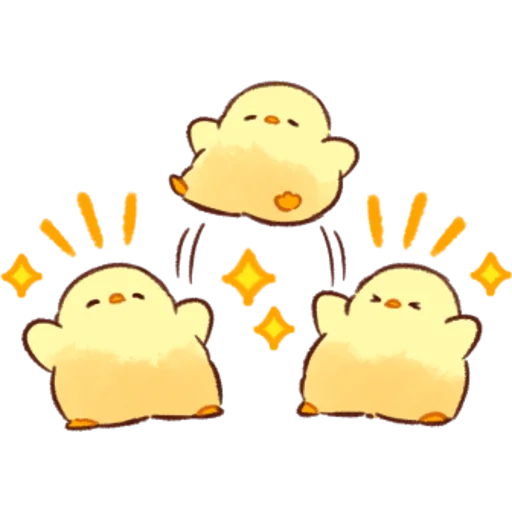 soft and cute chick 08 WhatsApp Stickers - Stickers Cloud