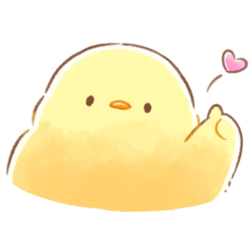 soft and cute chick 08 WhatsApp Stickers - Stickers Cloud