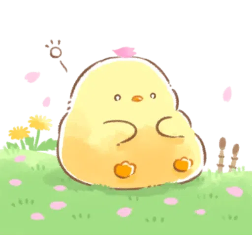 soft and cute chick 08 - Sticker 23