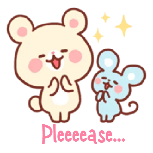 Bear & Bunny - Sticker 22