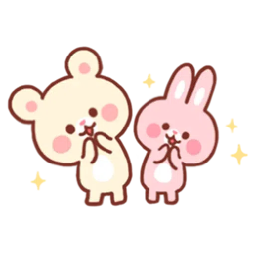 Bear & Bunny - Sticker 27