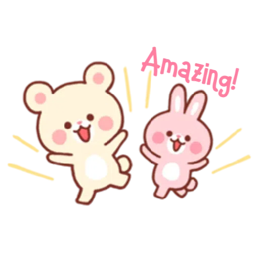 Bear & Bunny - Sticker 10