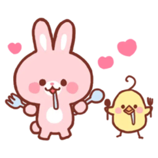 Bear & Bunny - Sticker 28