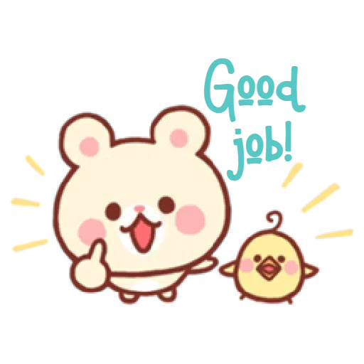 Bear & Bunny - Sticker 23