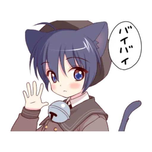Cat boy Black - Sticker 9