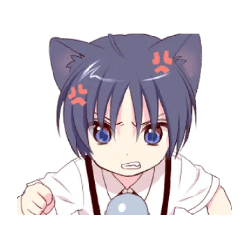Cat boy Black - Sticker 14