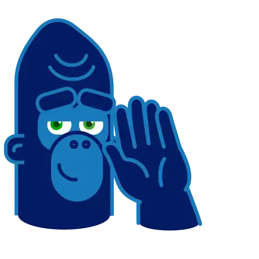 Harry gorilla - Sticker