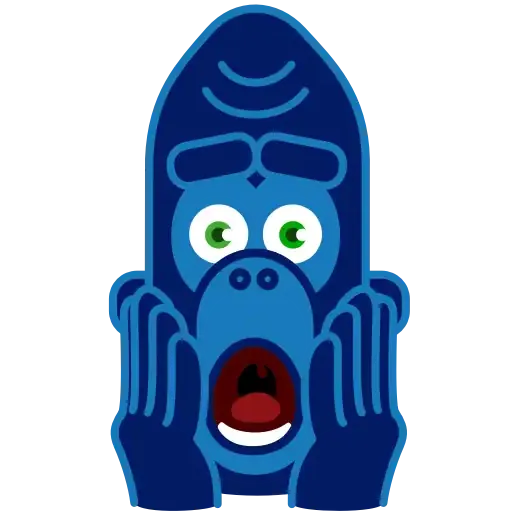Harry gorilla - Sticker