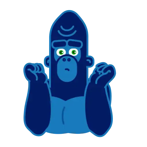 Harry gorilla - Sticker